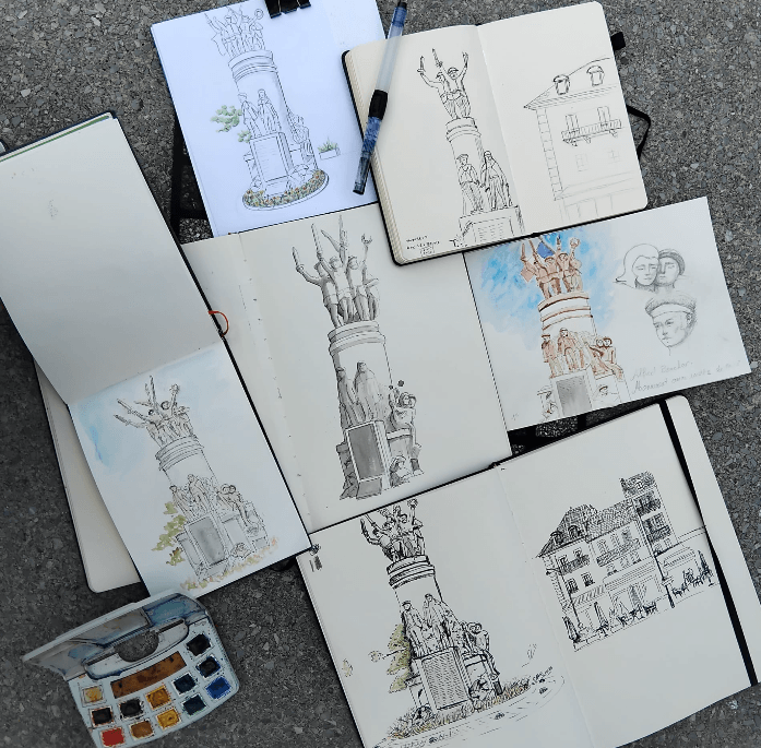 Urban Sketching Aix-les-Bains