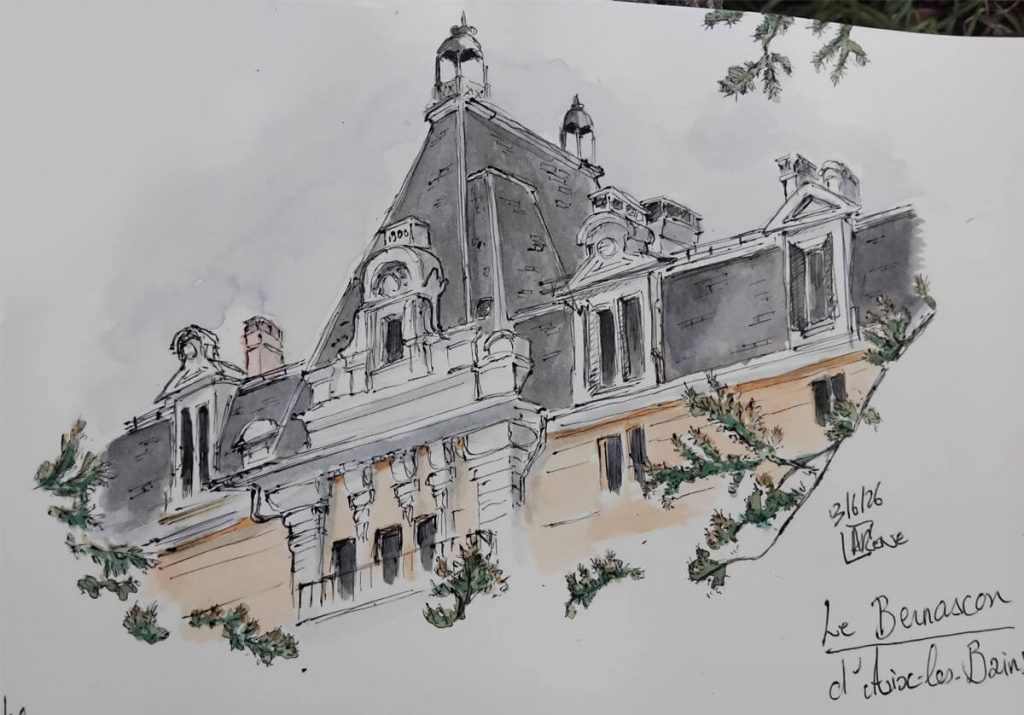 Dessin Bernascon Aix-les-Bains