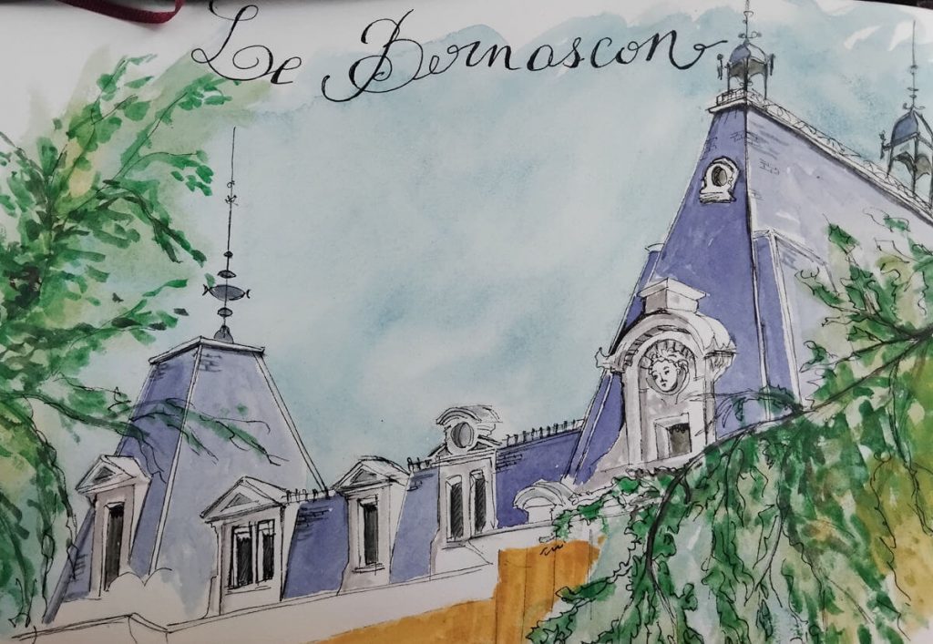 Dessin à Aix les bains